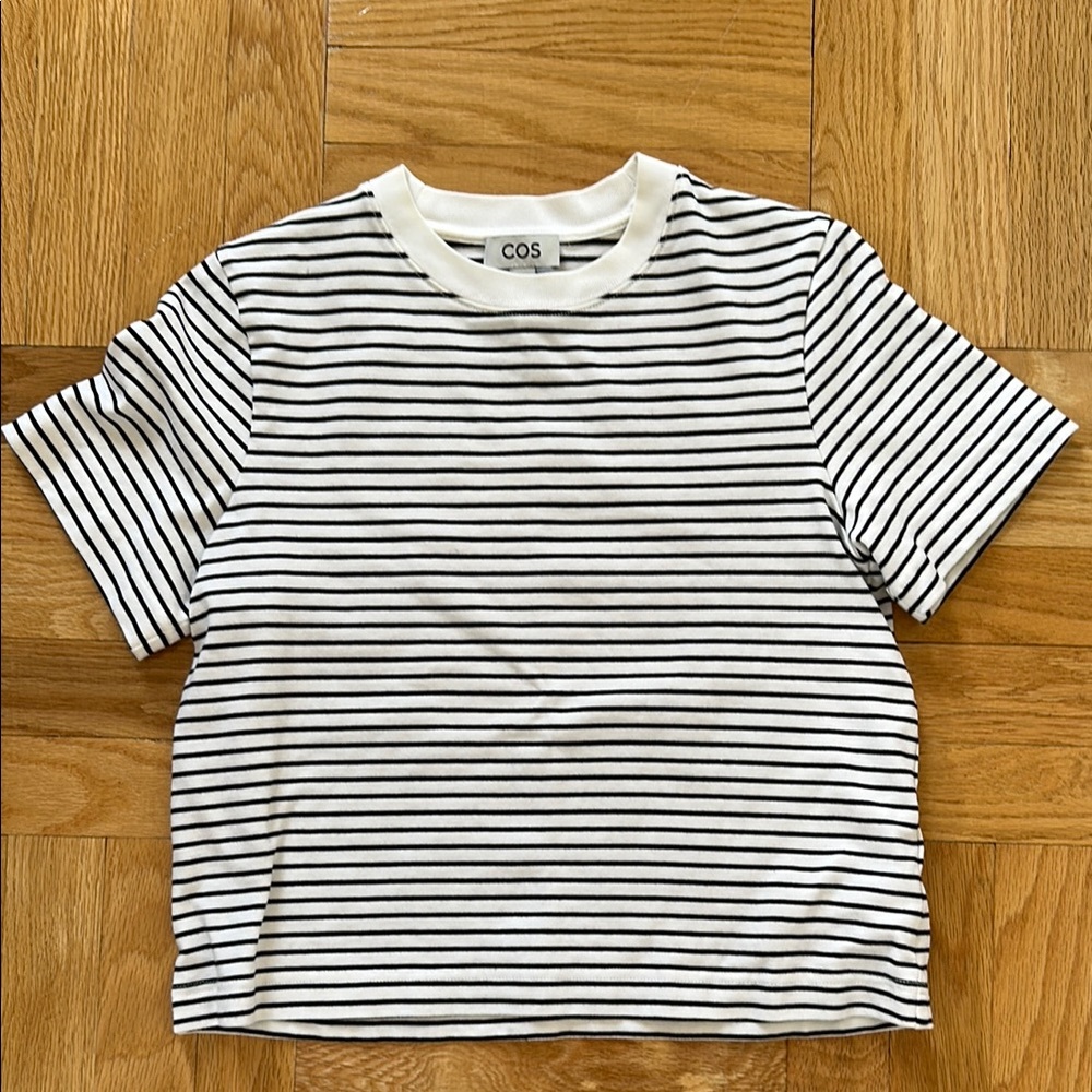 COS Monochrome Striped Tee